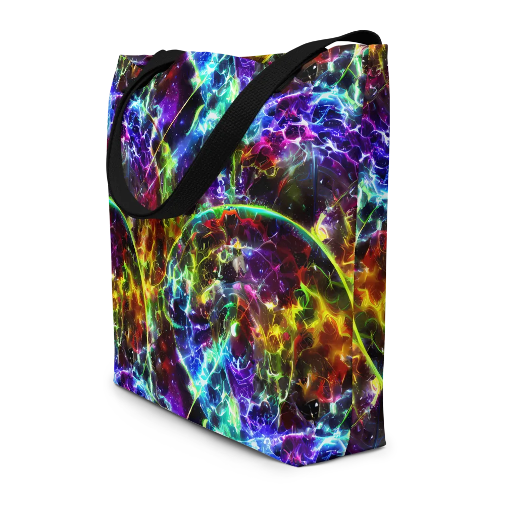 Lorentzen Lightstorm on Large Tote Bag W/ Pocket — Front