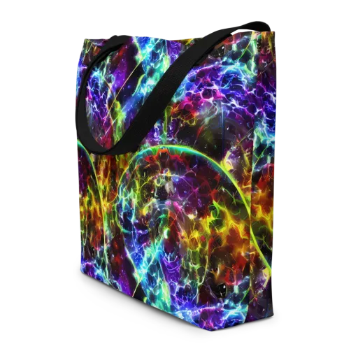 Lorentzen Lightstorm on a Large Tote Bag W/ Pocket