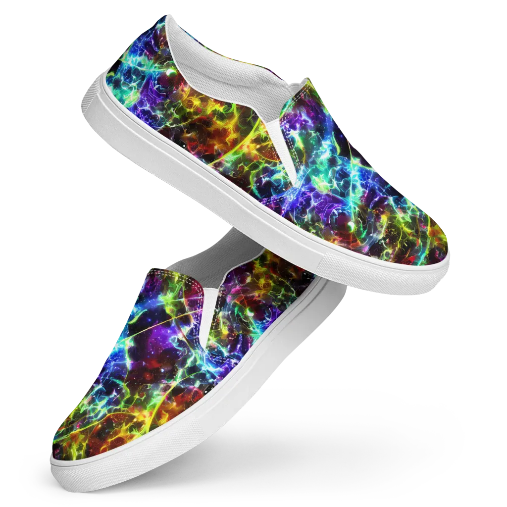 Lorentzen Lightstorm on Women's Slip-On Canvas Shoes — Front