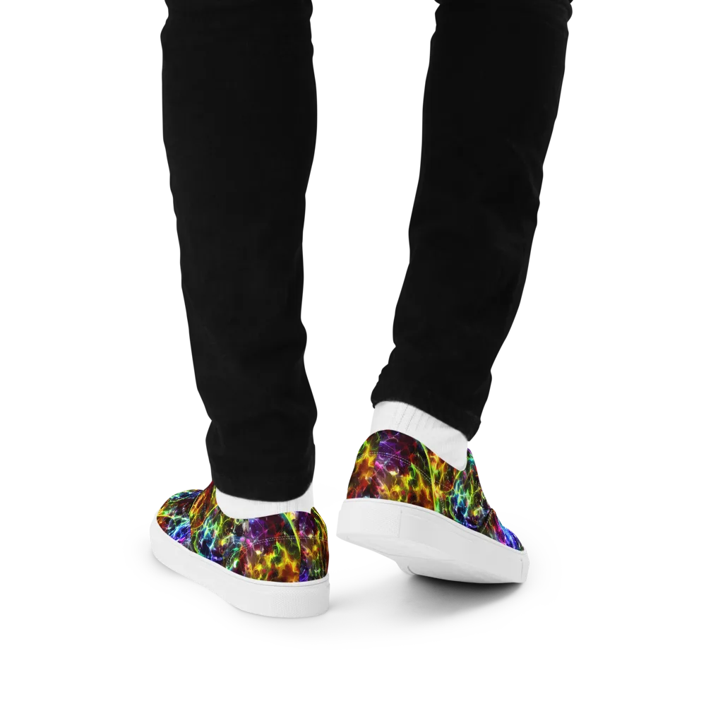 Lorentzen Lightstorm on Men's Lace-Up Canvas Shoes — Back
