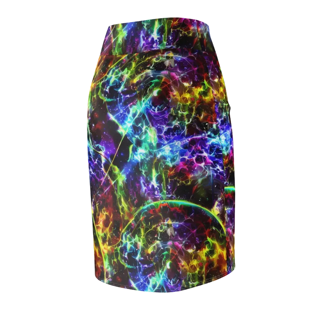 Lorentzen Lightstorm on Pencil Skirt — Back Side