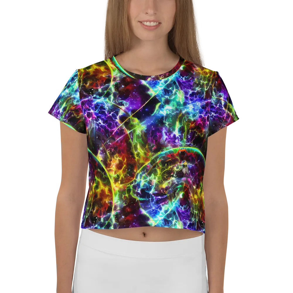Lorentzen Lightstorm on Crop Tee — Front