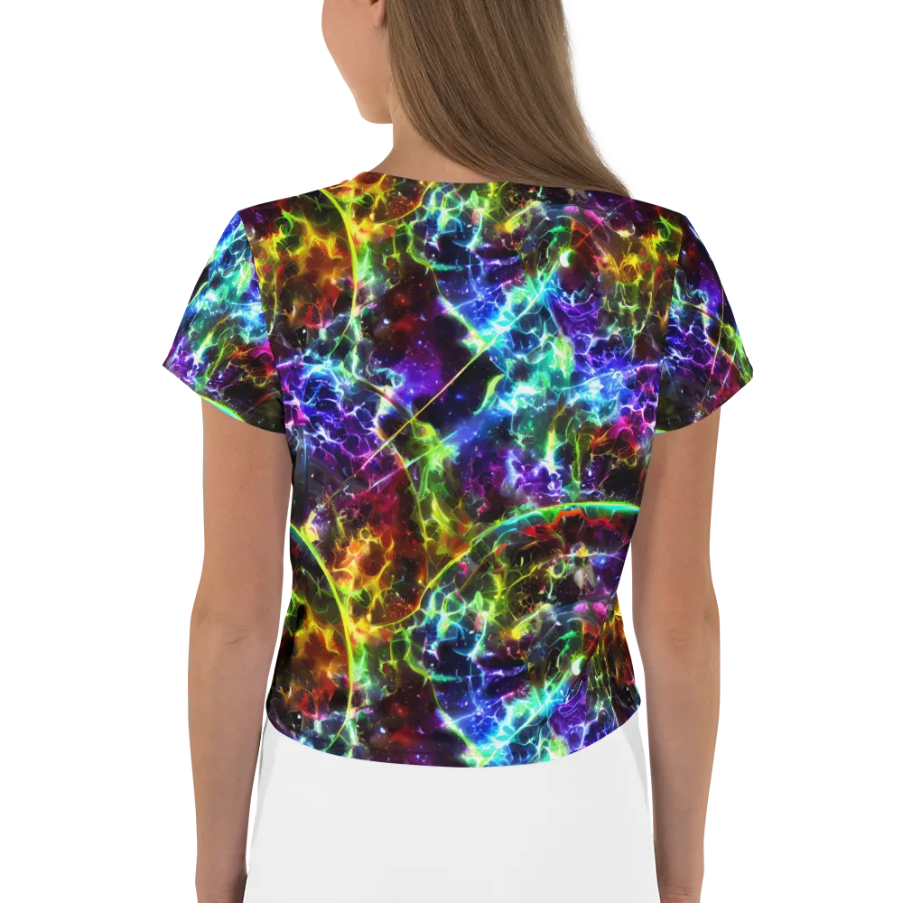 Lorentzen Lightstorm on Crop Tee — Back