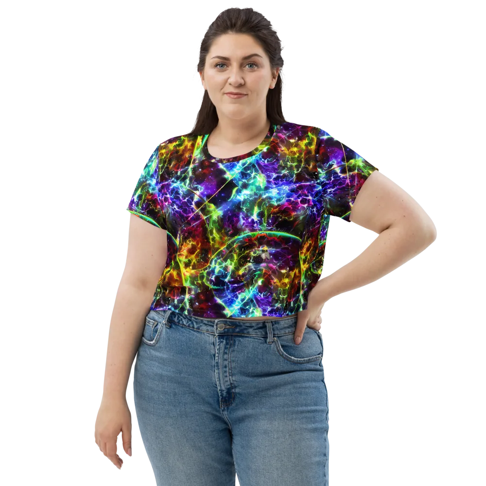 Lorentzen Lightstorm on Crop Tee — Front
