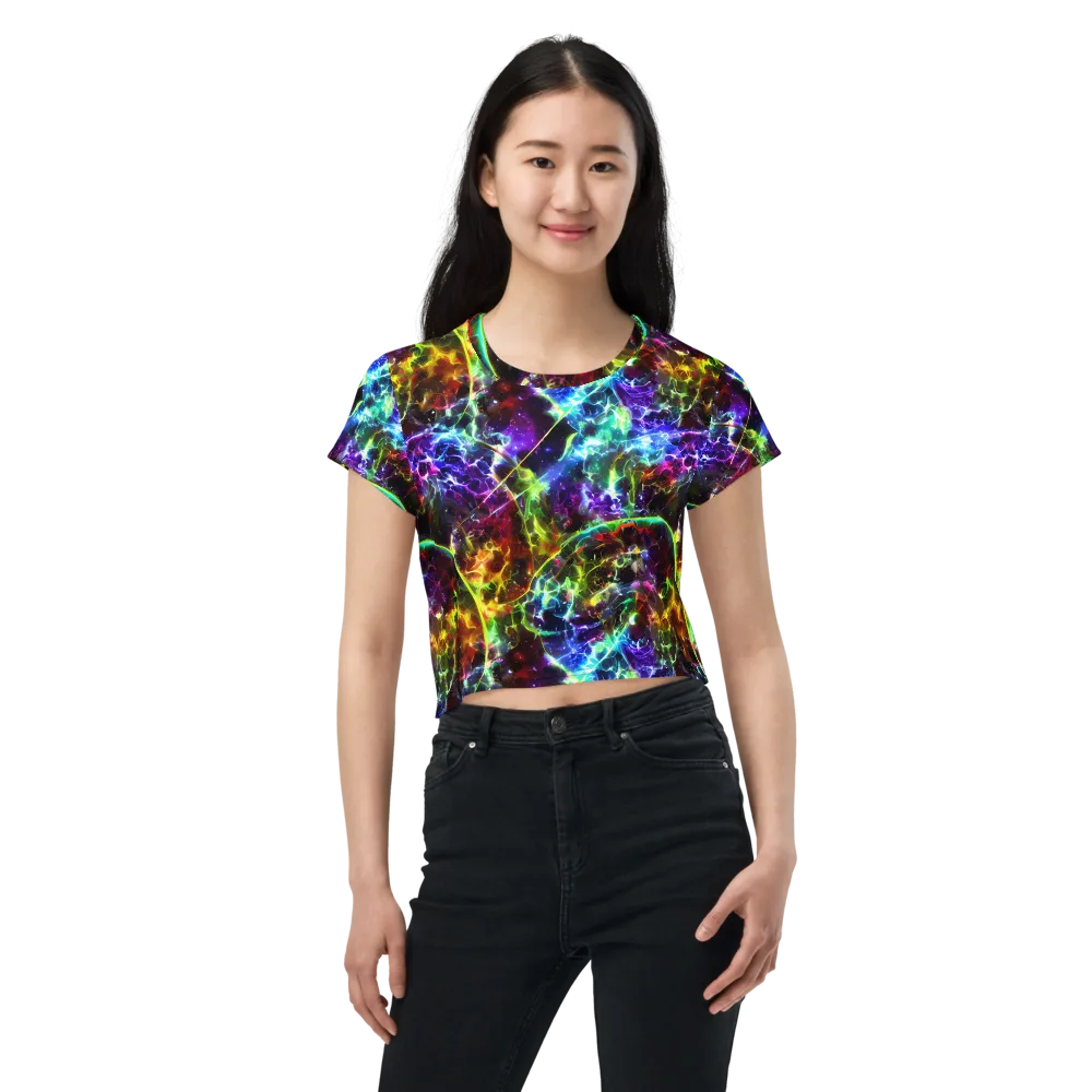 Lorentzen Lightstorm on Crop Tee — Front
