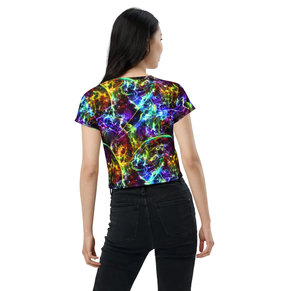 Lorentzen Lightstorm on Crop Tee — Back