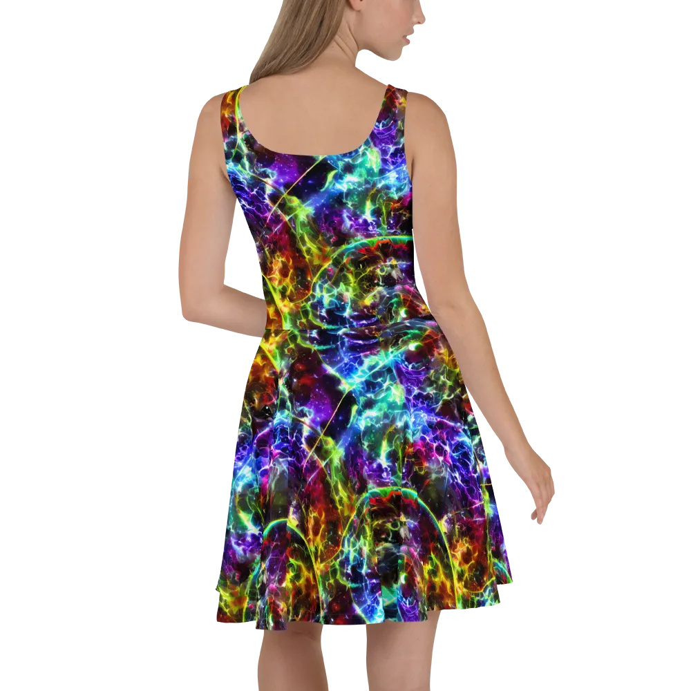 Lorentzen Lightstorm on Skater Dress — Back
