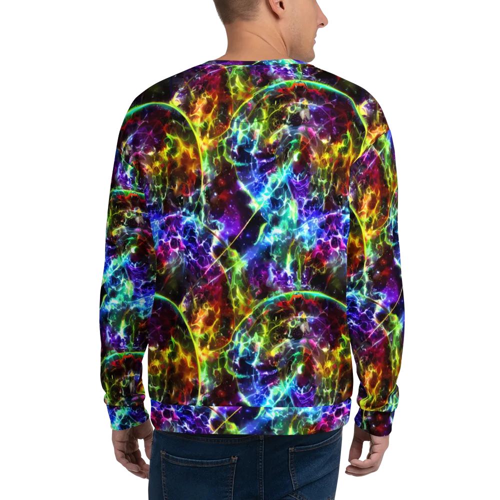 Lorentzen Lightstorm on Sweatshirt — Back