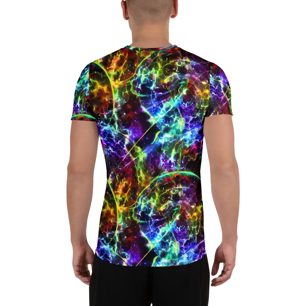 Lorentzen Lightstorm on Men's Athletic T-Shirt — Back