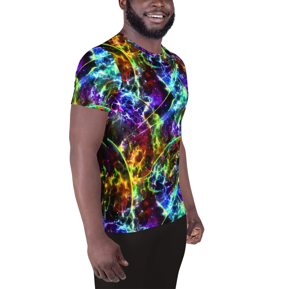 Lorentzen Lightstorm on Men's Athletic T-Shirt — Right
