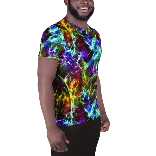 Lorentzen Lightstorm on a Men's Athletic T-Shirt