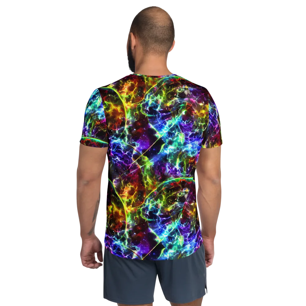 Lorentzen Lightstorm on Men's Athletic T-Shirt — Back