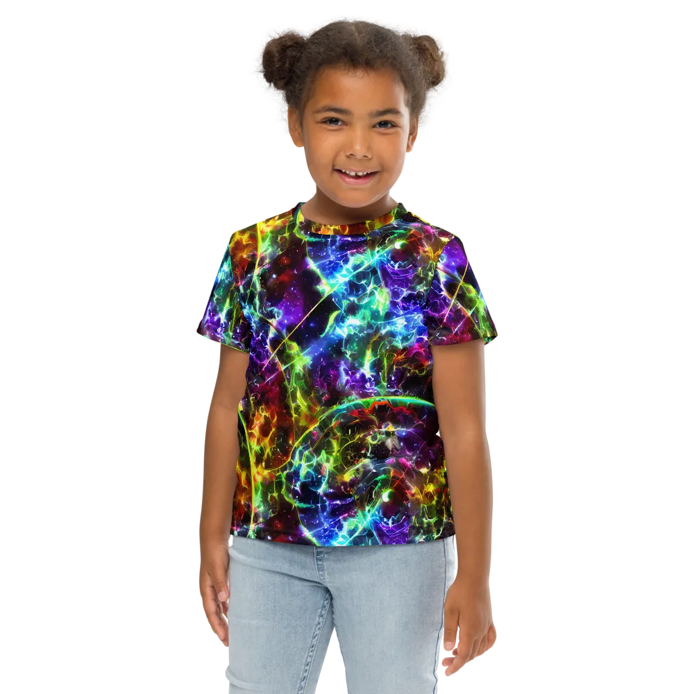 Lorentzen Lightstorm on Kids Crew Neck T-Shirt — Front
