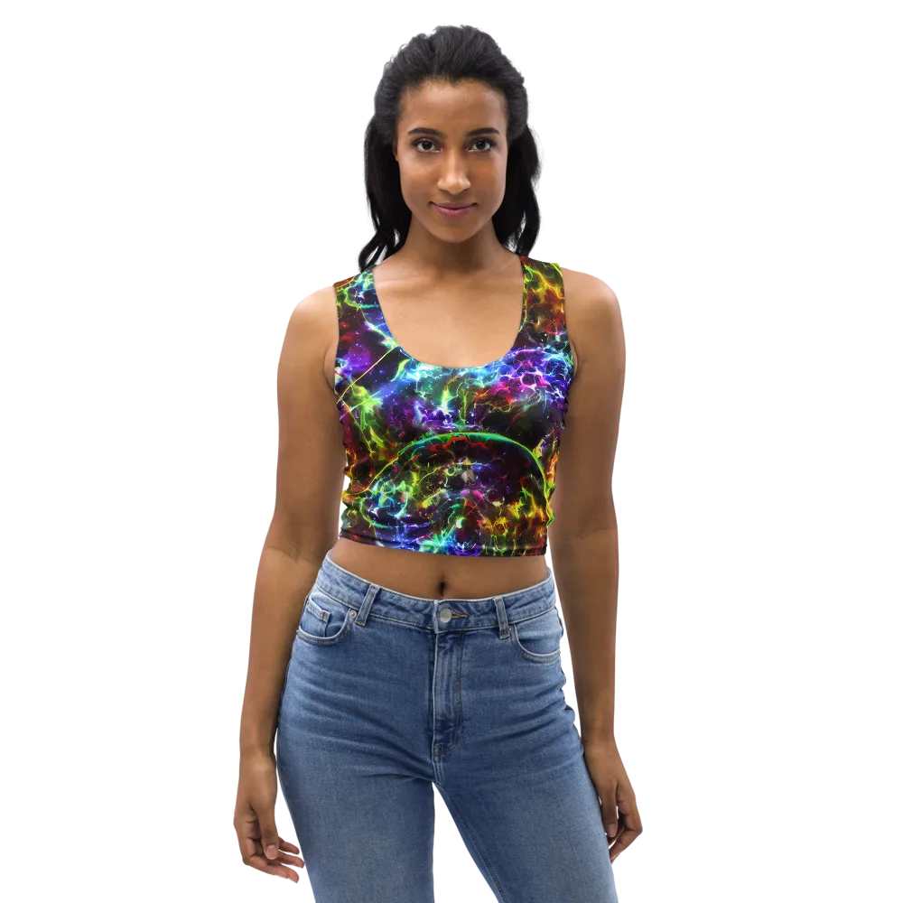 Lorentzen Lightstorm on Crop Top — Front