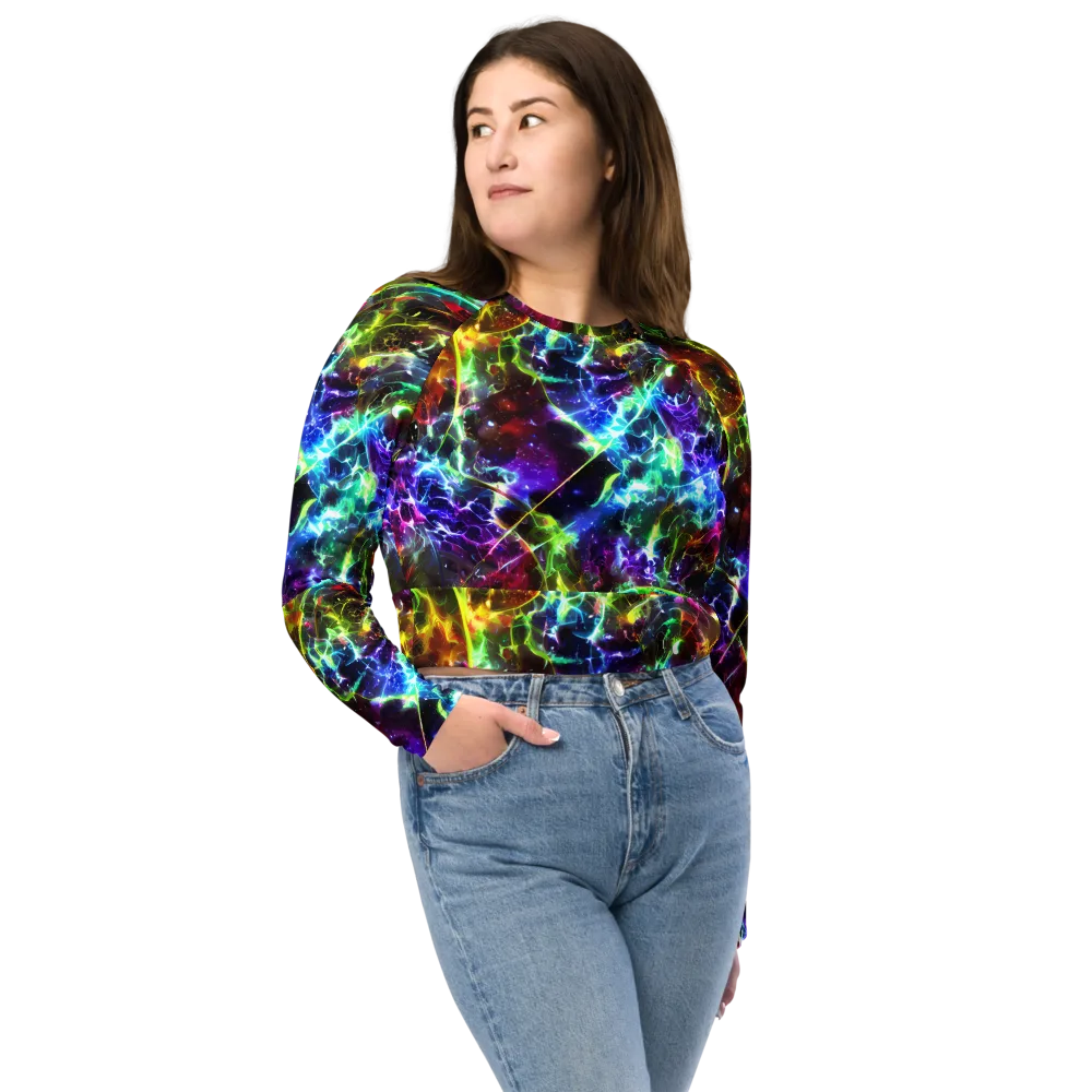 Lorentzen Lightstorm on Long Sleeve Crop Top — Front