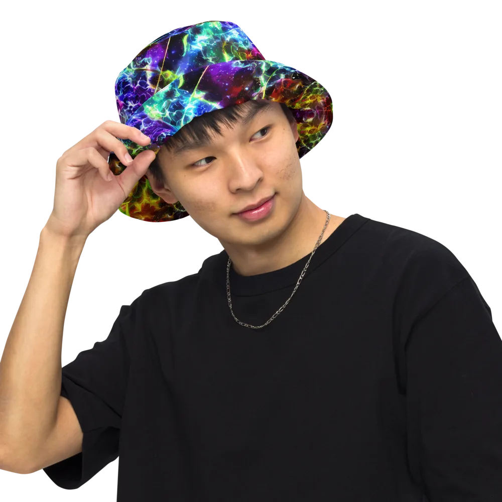 Lorentzen Lightstorm on Reversible Bucket Hat — Front Inside
