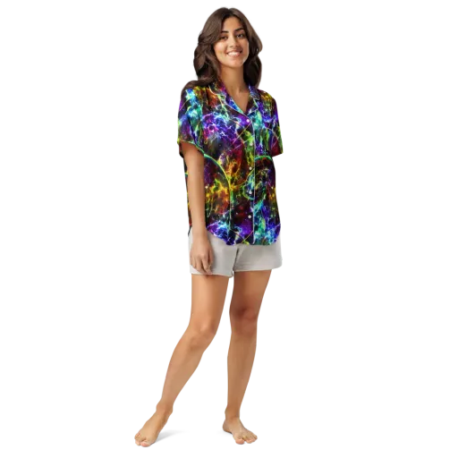 Lorentzen Lightstorm on a Women's Short Sleeve Pajama Top