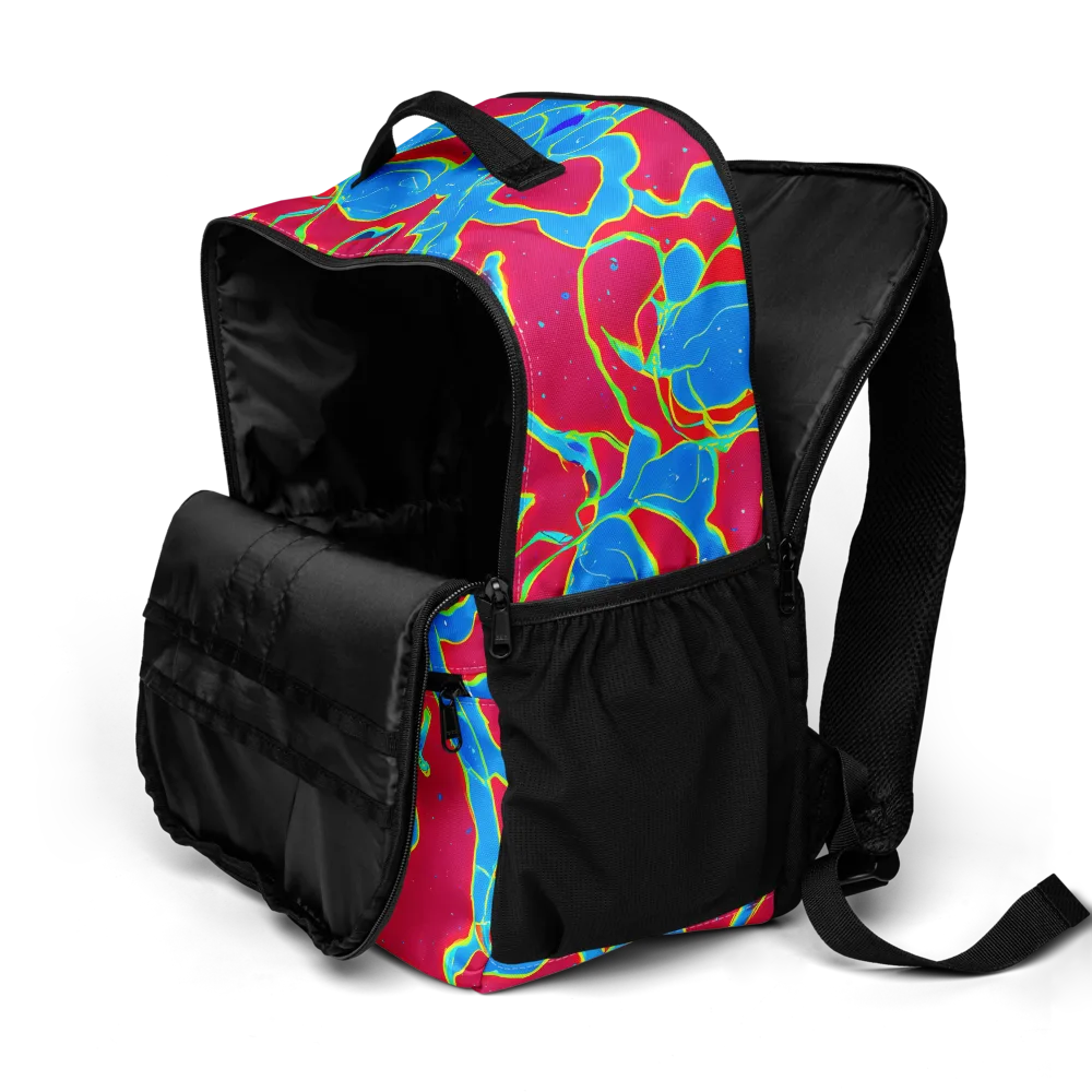 Electric Bloom on Utility Backpack — Product details 2