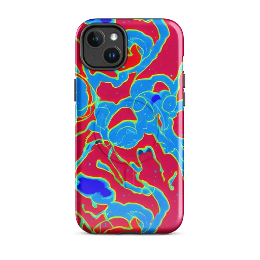 Electric Bloom on a MagSafe Tough Case for iPhone®