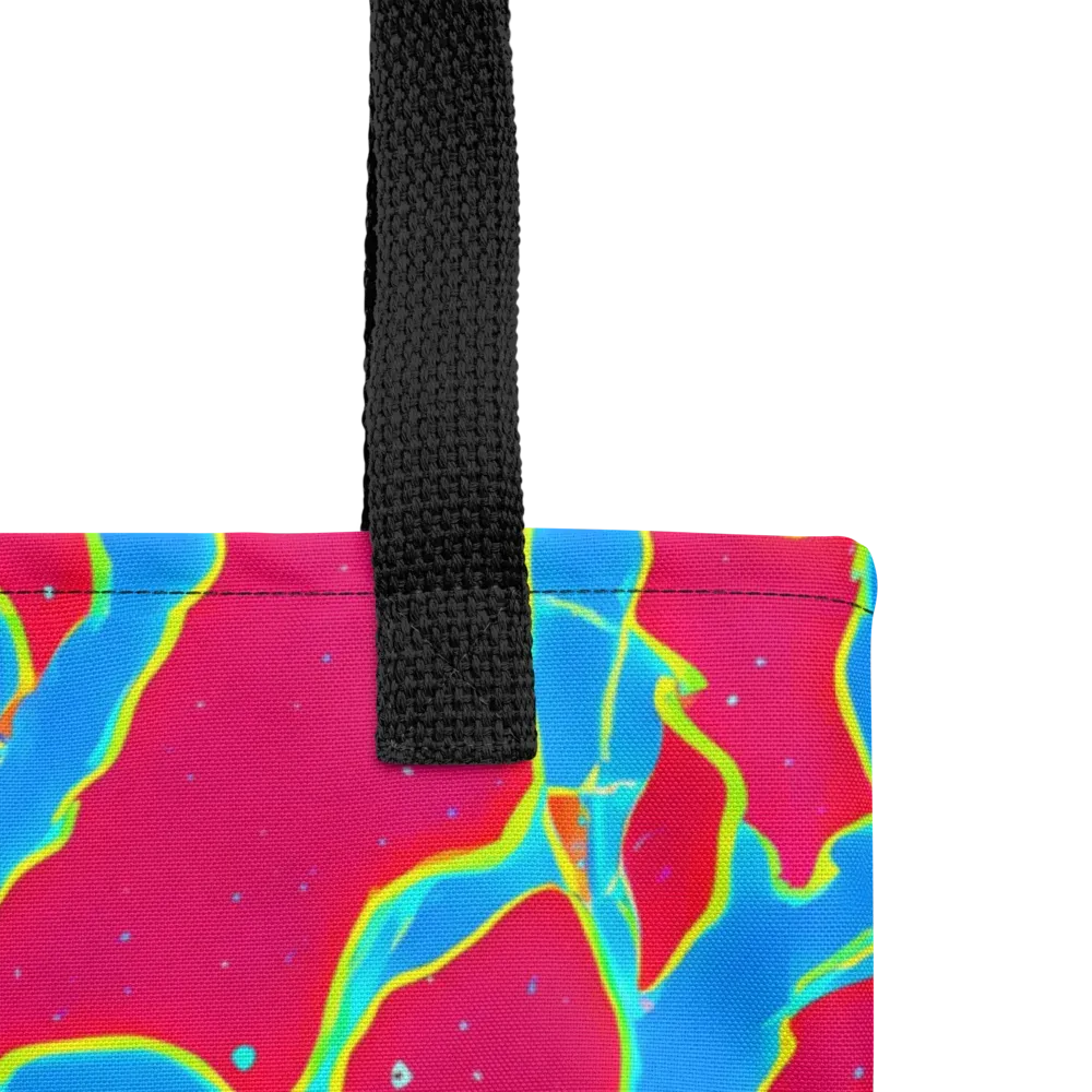 Electric Bloom on Tote Bag — Product details