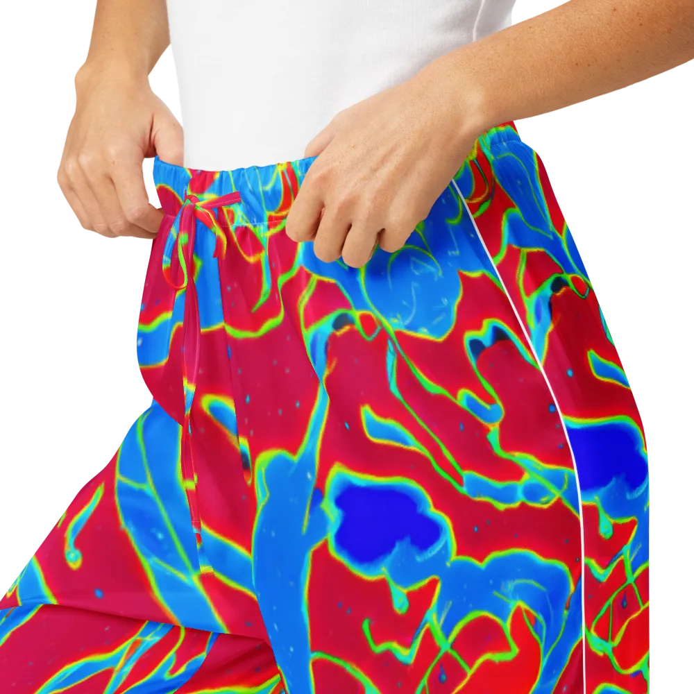 Electric Bloom on Women's Pajama Pants — Product details
