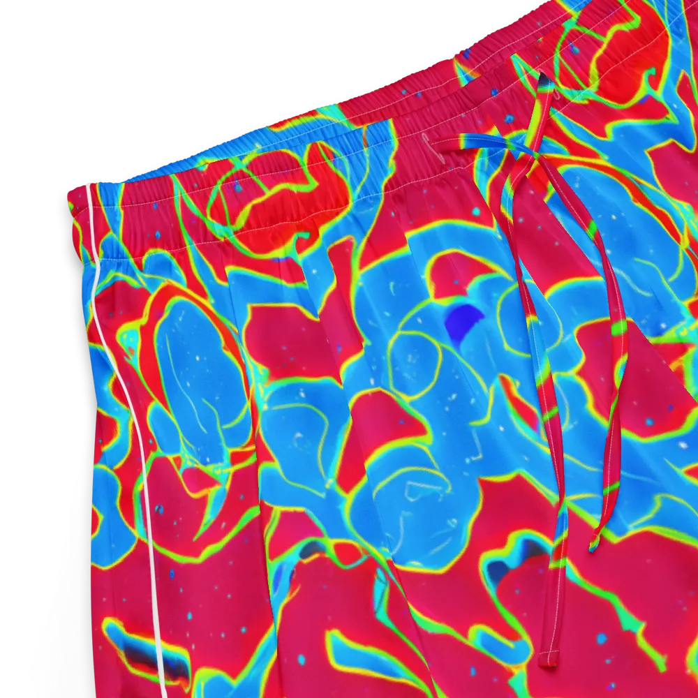 Electric Bloom on Women's Pajama Shorts — Product details