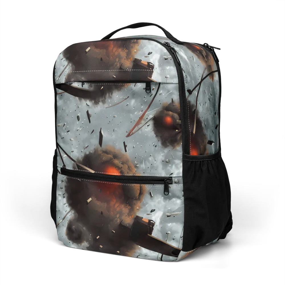 Celestial Collision on Utility Backpack — Left Front