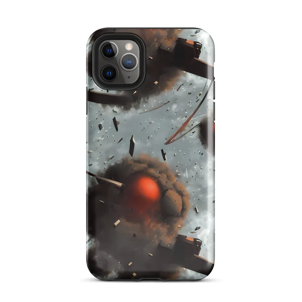 Celestial Collision on Tough Case for iPhone® — Front