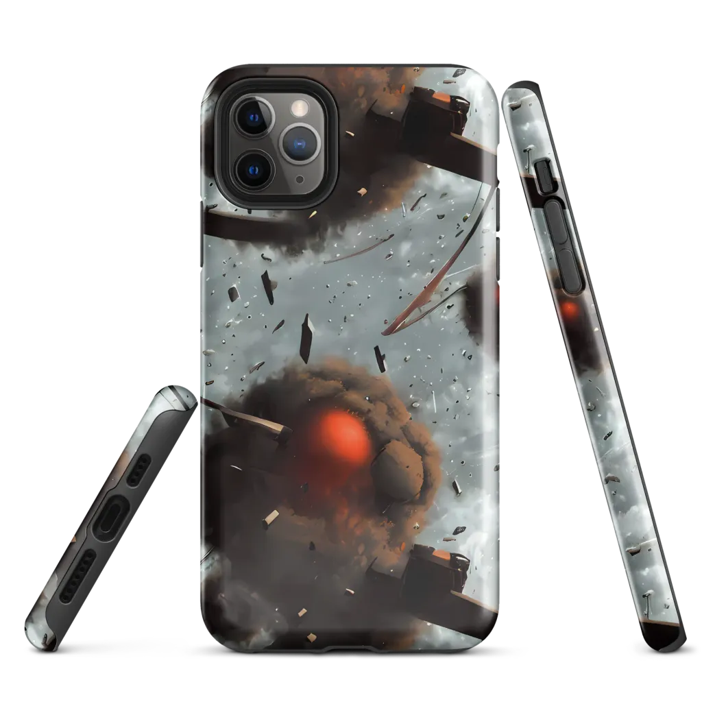 Celestial Collision on Tough Case for iPhone® — Front