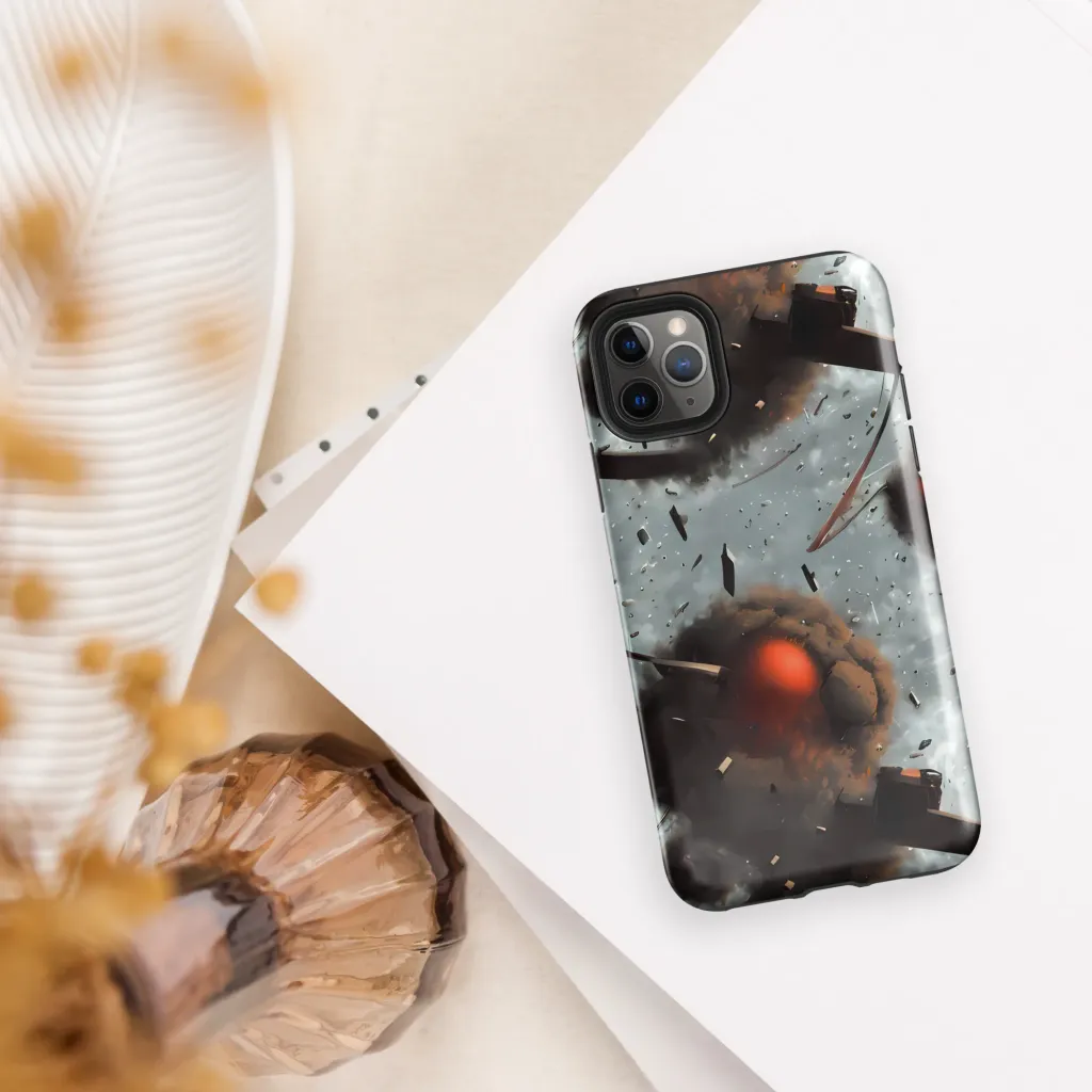 Celestial Collision on Tough Case for iPhone® — Front