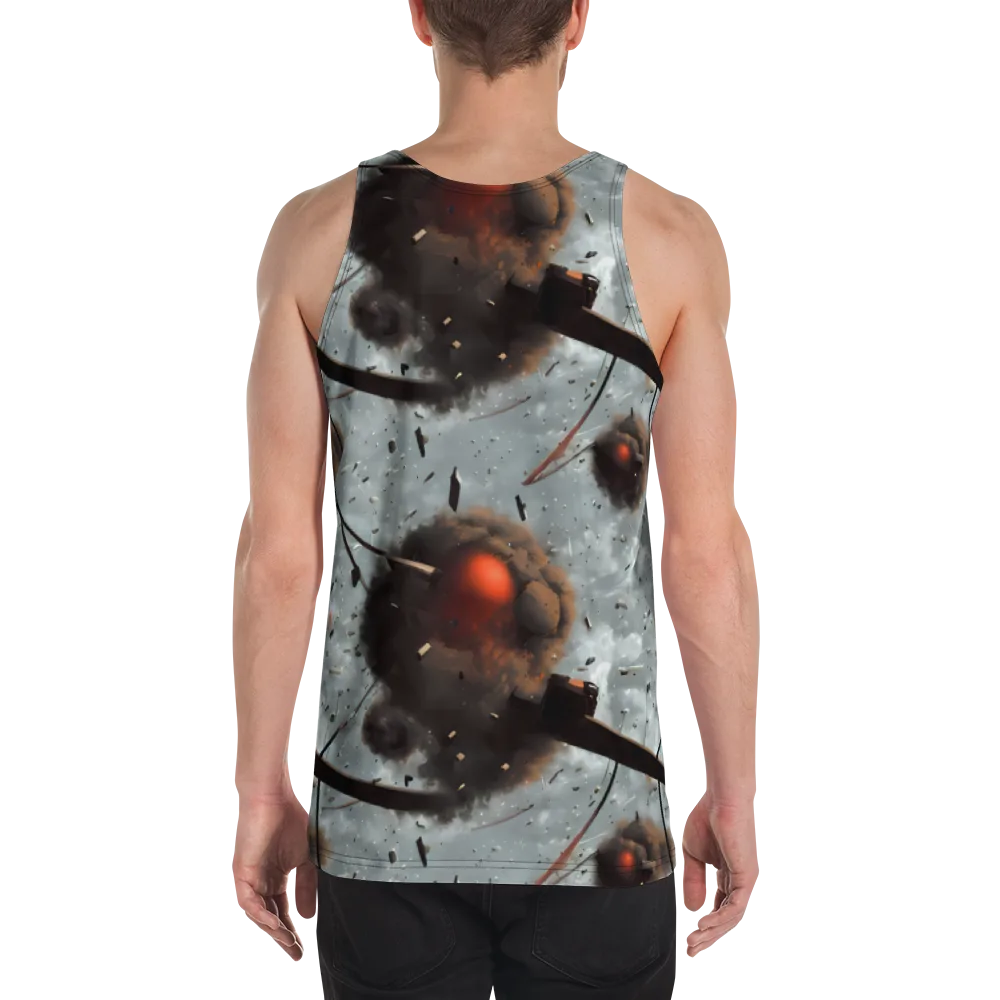 Celestial Collision on Men's Tank Top — Back