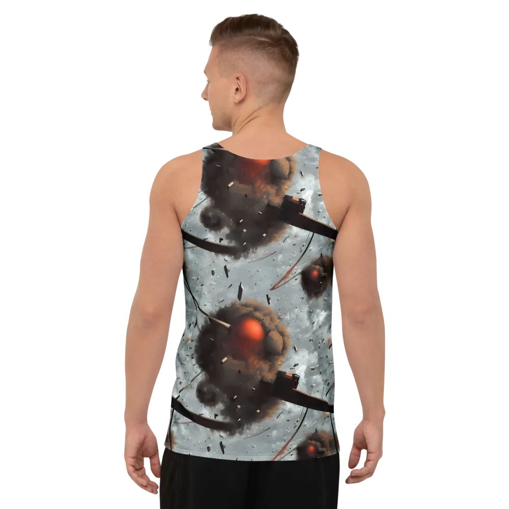 Celestial Collision on Men's Tank Top — Back
