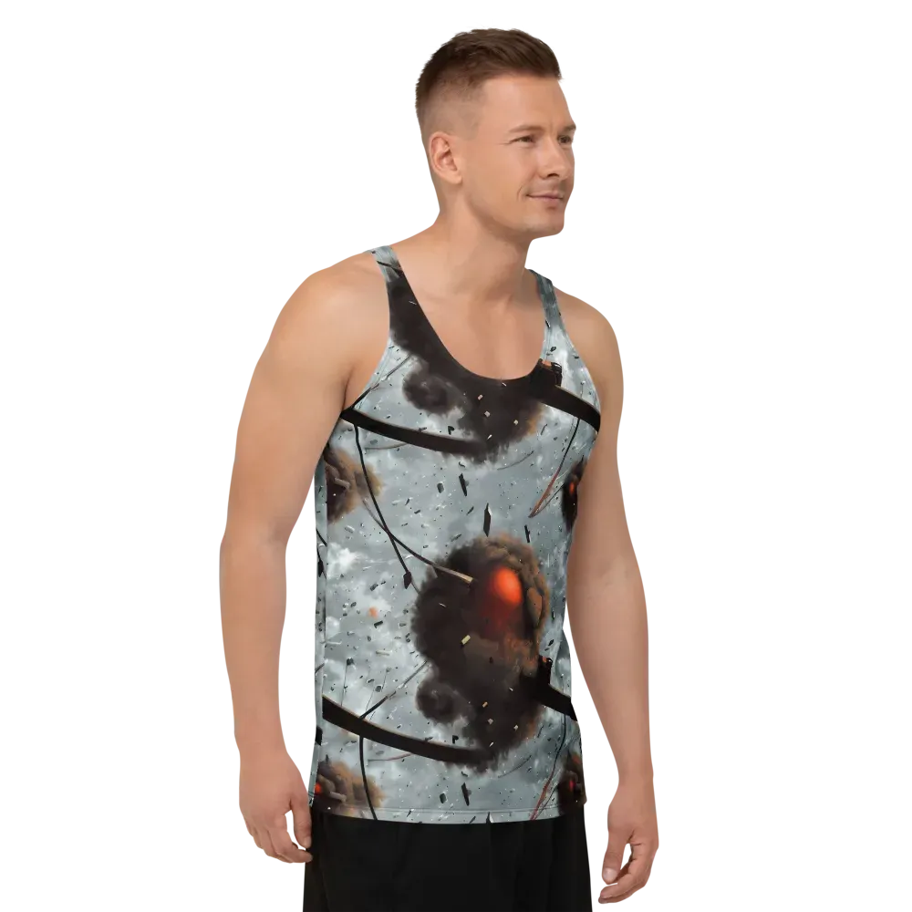 Celestial Collision on Men's Tank Top — Right Front