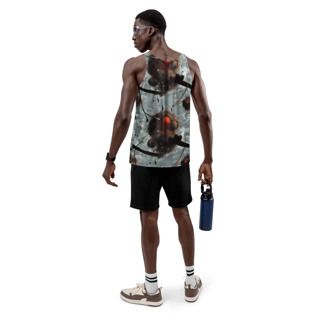 Celestial Collision on Men's Tank Top — Back