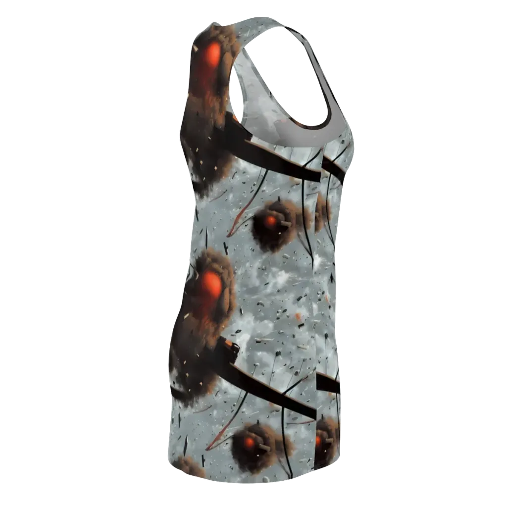 Celestial Collision on Racerback Dress — Back Side