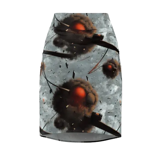 Celestial Collision on a Pencil Skirt