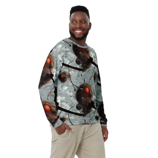 Celestial Collision on a Sweatshirt