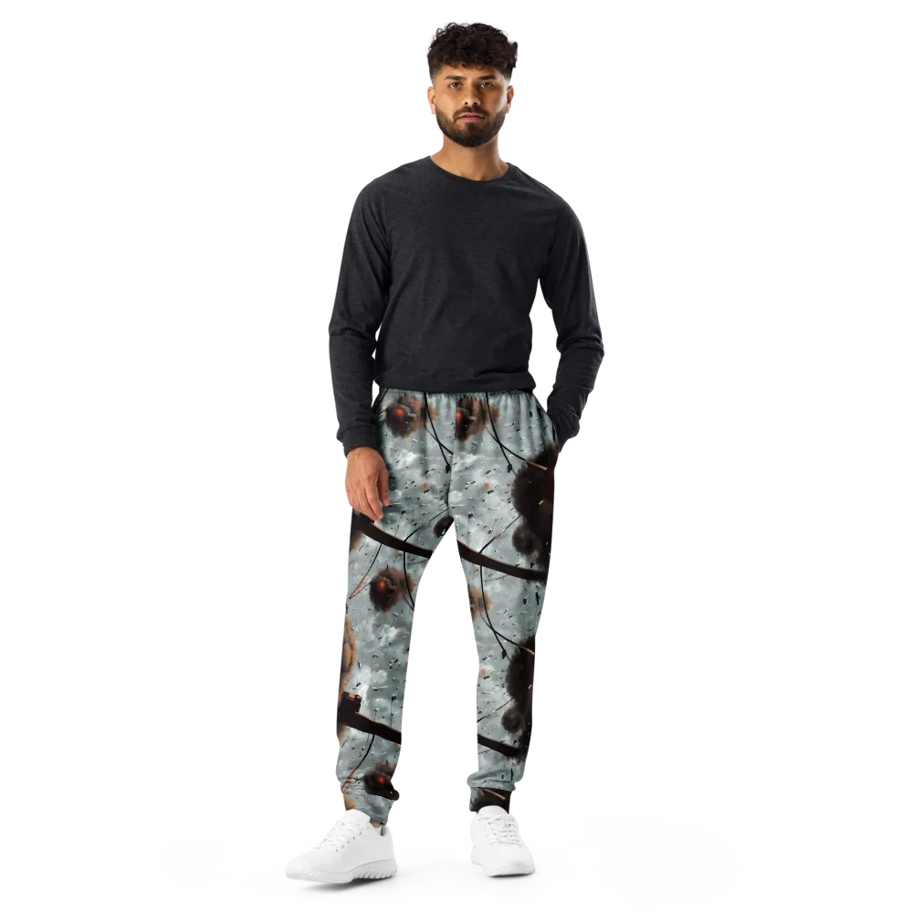 Celestial Collision on Men's Joggers — Front