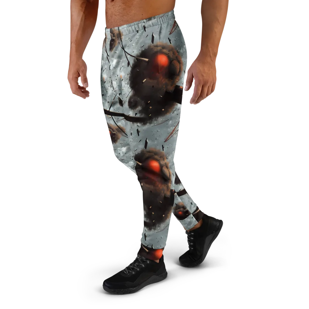 Celestial Collision on Men's Joggers — Left