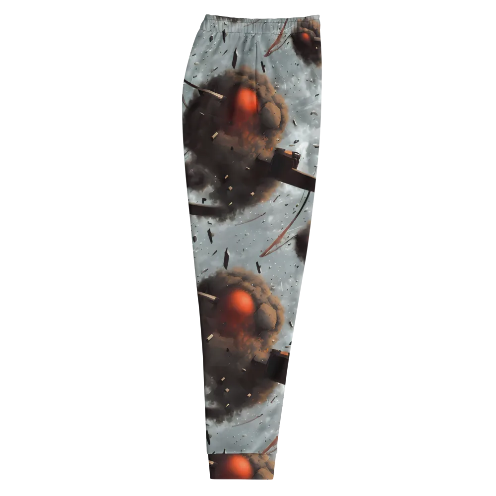 Celestial Collision on Men's Joggers — Right