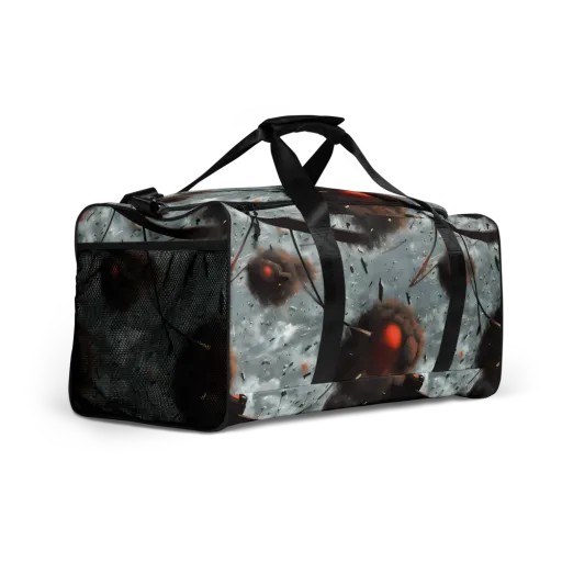 Celestial Collision on a Duffle Bag