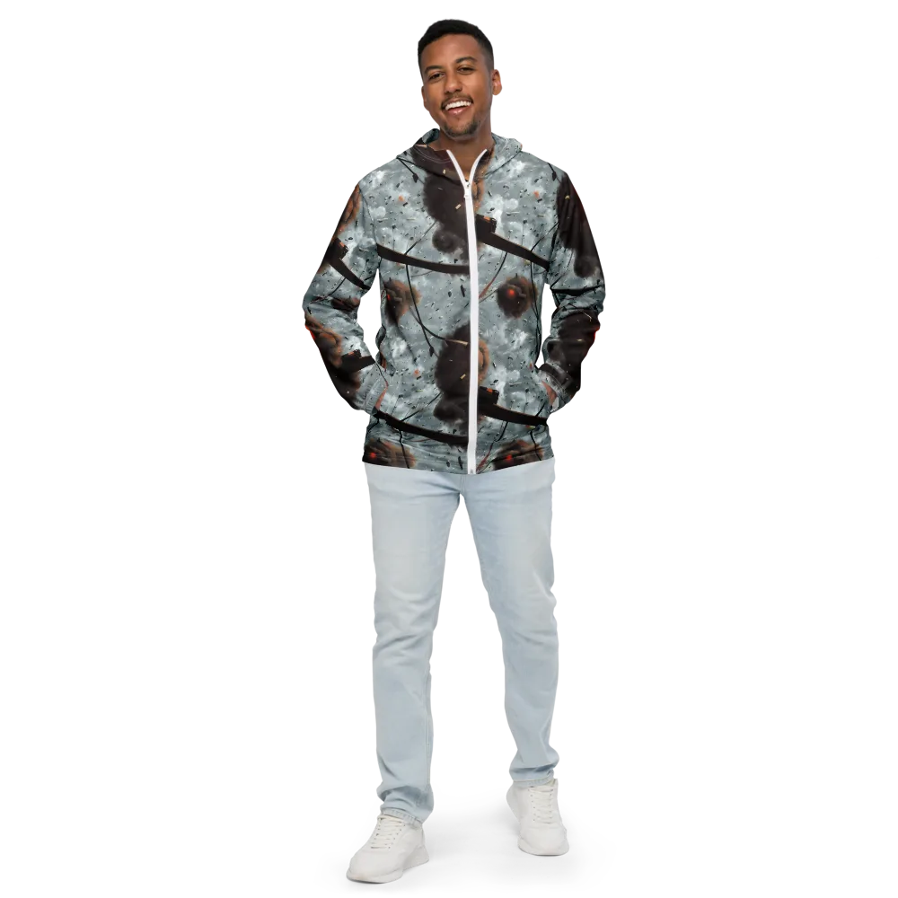 Celestial Collision on Men's Windbreaker — Front