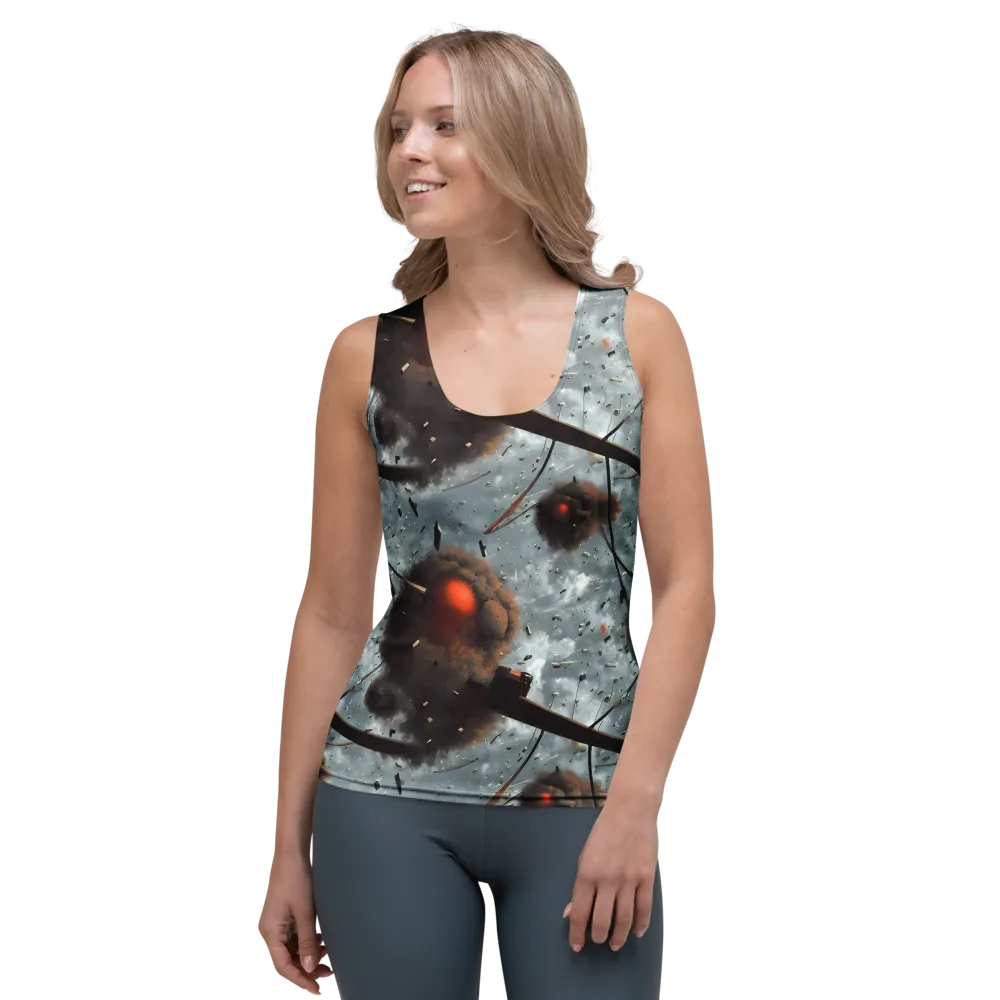 Celestial Collision on Women's Tank Top — Front