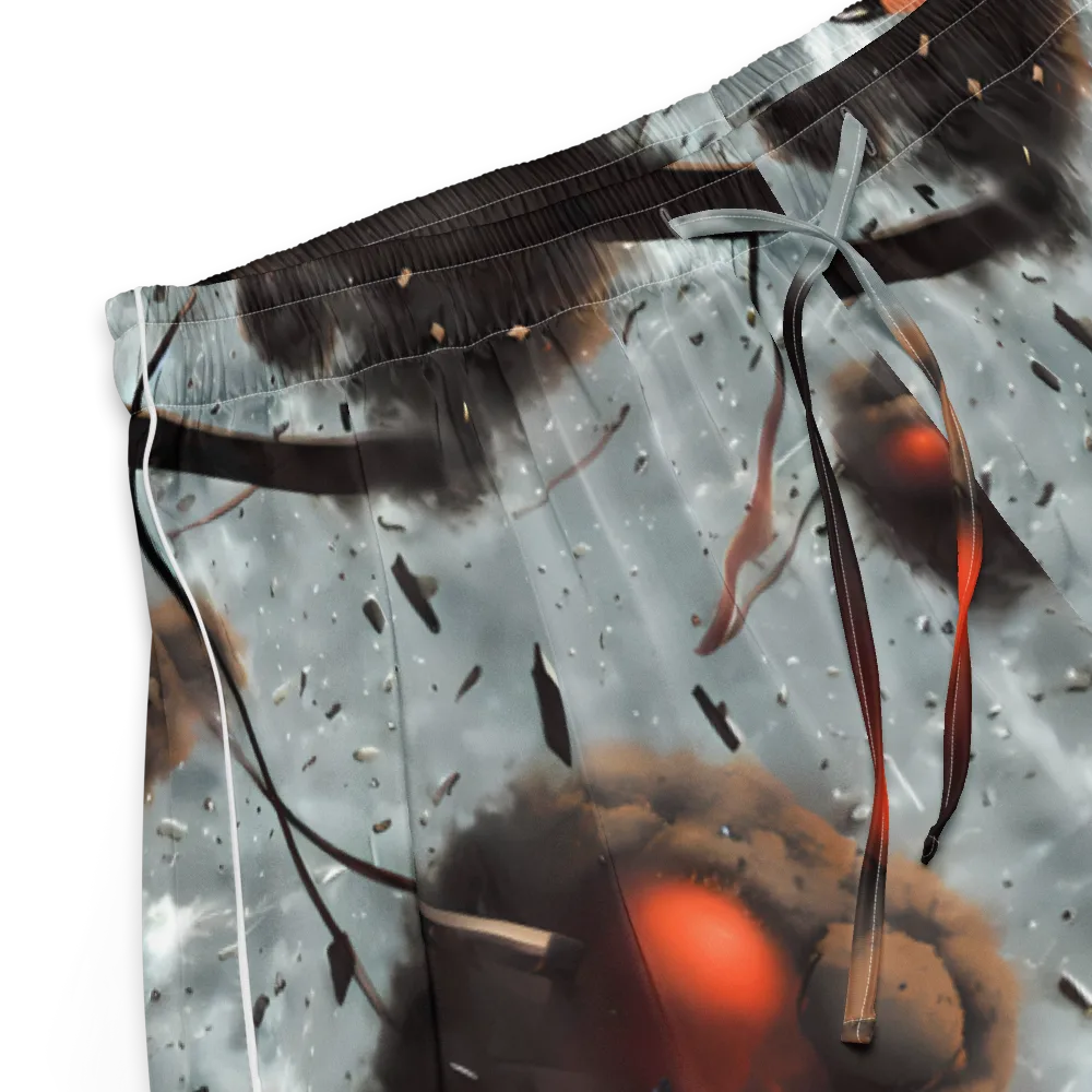 Celestial Collision on Women's Pajama Shorts — Product details