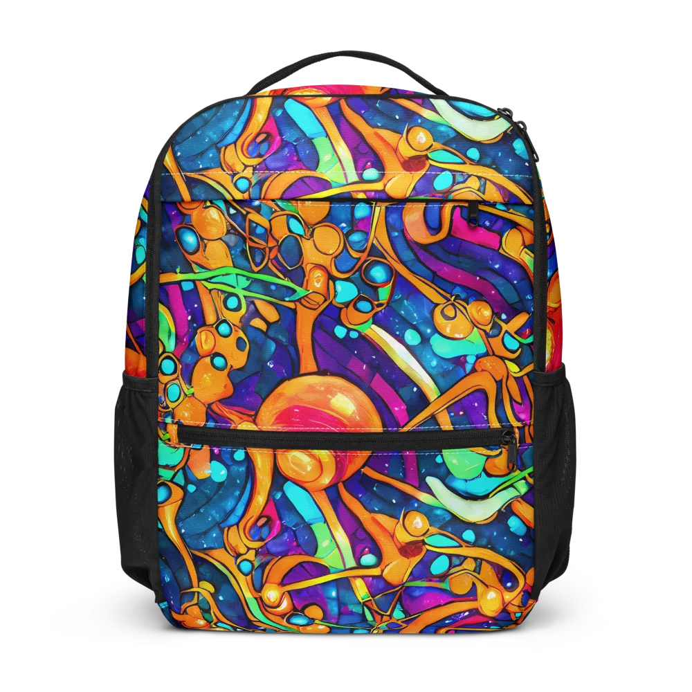 Iridescent Nebula on Utility Backpack — Front