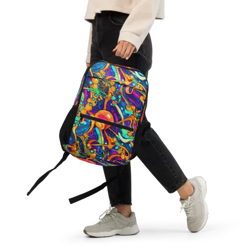 Iridescent Nebula on a Utility Backpack