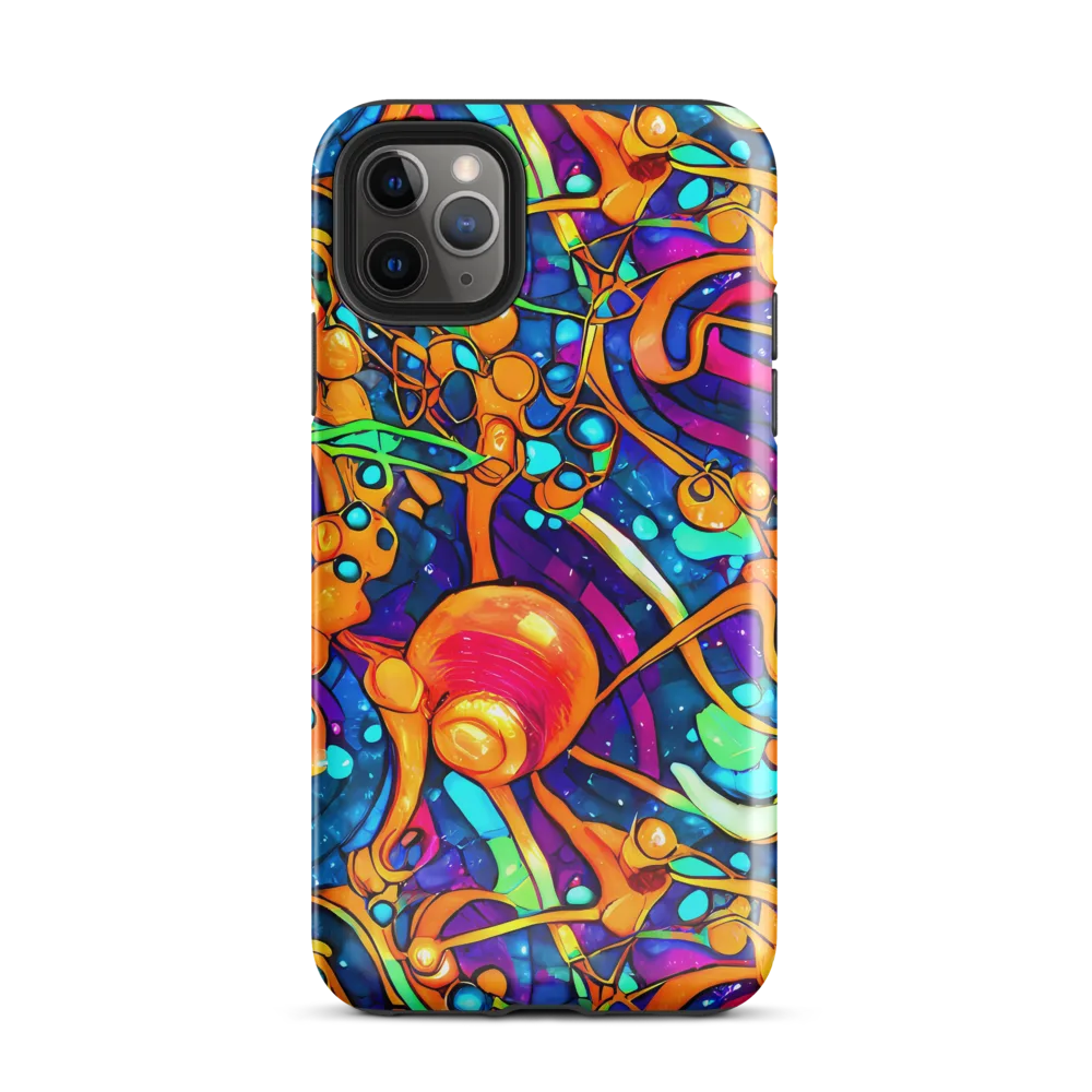 Iridescent Nebula on Tough Case for iPhone® — Front