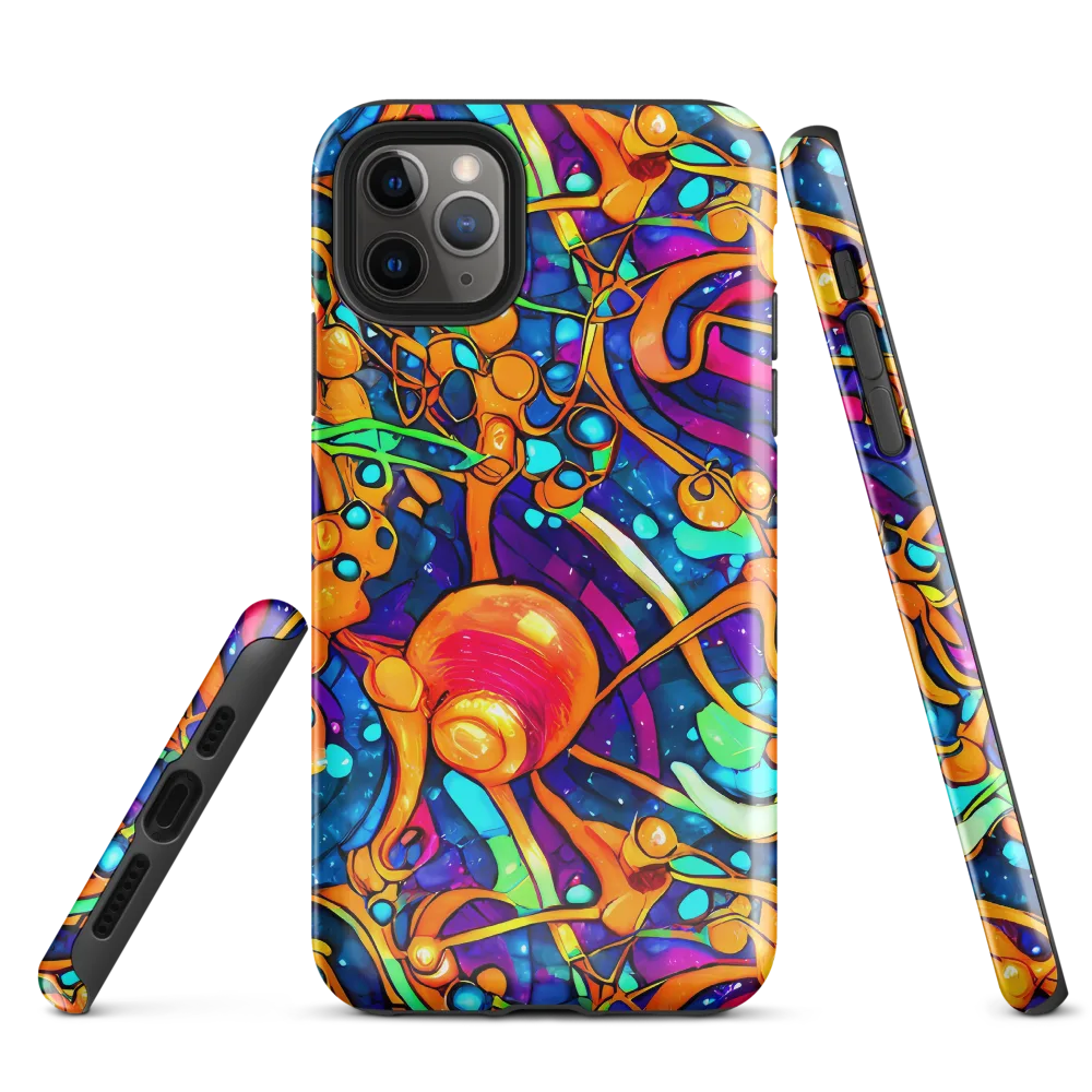 Iridescent Nebula on Tough Case for iPhone® — Front