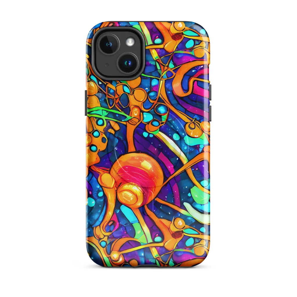 Iridescent Nebula on MagSafe Tough Case for iPhone® — Front