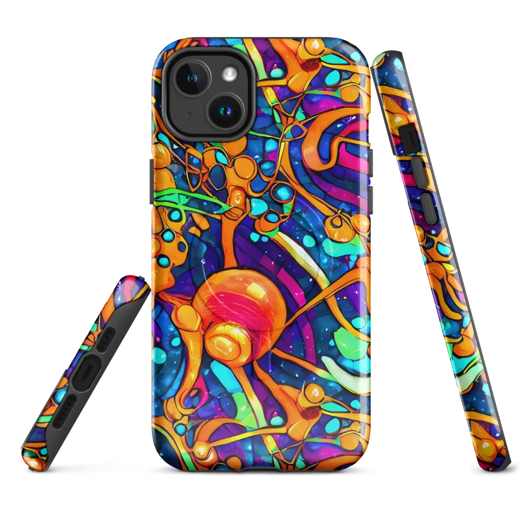 Iridescent Nebula on MagSafe Tough Case for iPhone® — Front